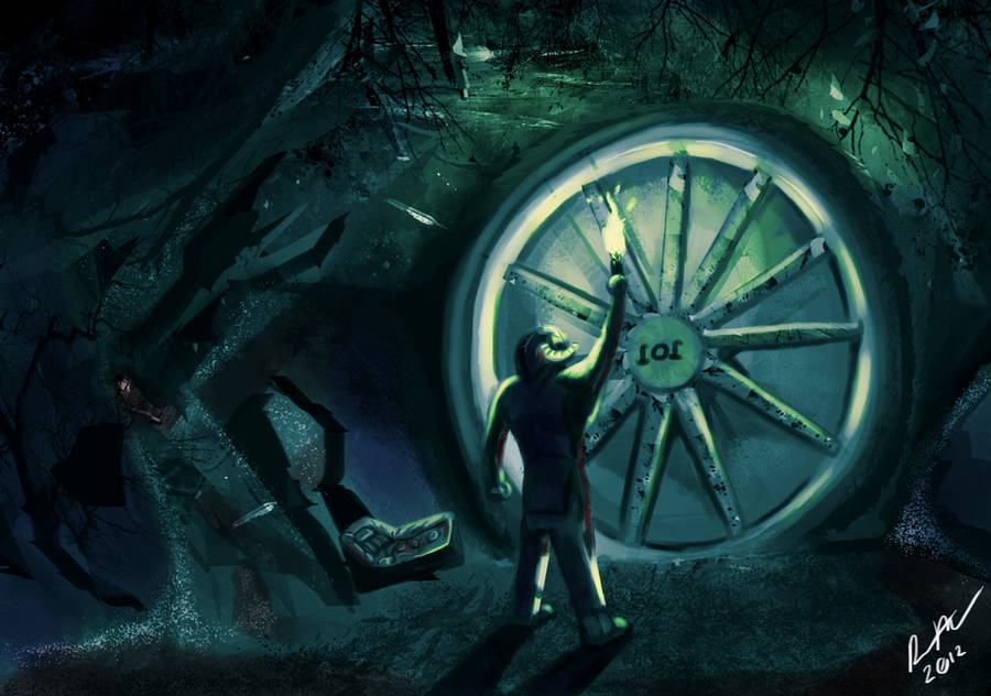 A Strange Cave in Skyrim by dAdrianArts
