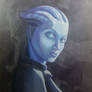 Liara Portrait in oils