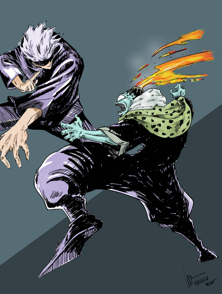 Jujutsu Kaisen Gojo Vs Jogo Color By Mewmewmeo On DeviantArt jujutsu-kaisen-gojo-vs-jogo-color-by-mewmewmeo-on-deviantart