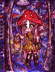 Art Fight ATK 04 | Noko explores a mushroom forest