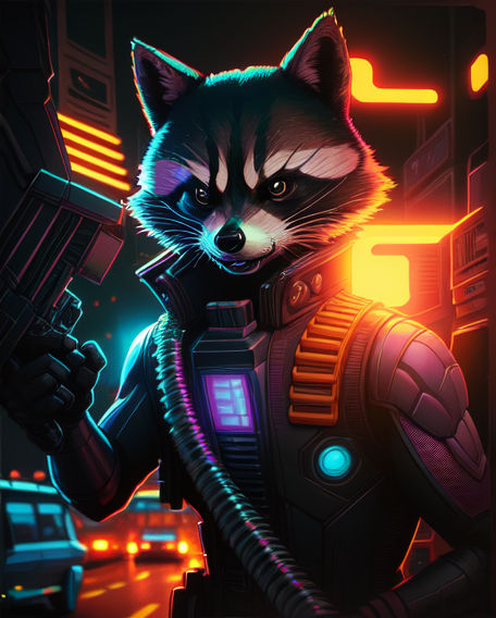 Rocket Raccoon Comic to Realistic Concept by PirateWolf09 on DeviantArt