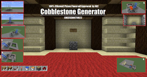 Tutorials! Number Three: Cobblestone Generator!