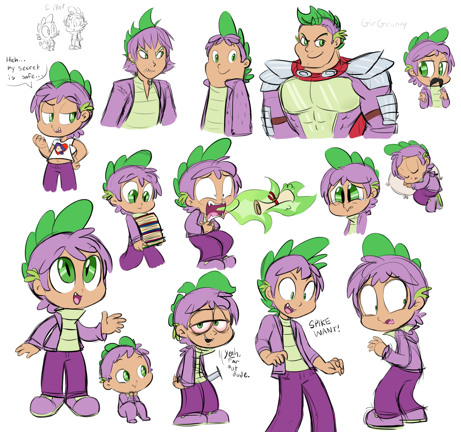Spike is Best Person by GirGrunny
