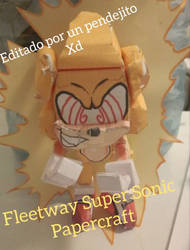 Fleetway Super Sonic Papercraft
