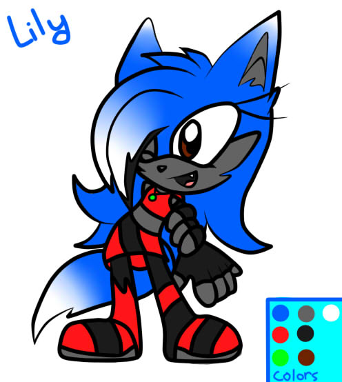 Lily The Grey Wolf COLORED