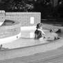 Indian Girl in fountain