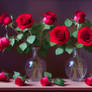 Still Life of Red Roses