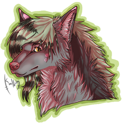 Wolf Character - Shaded
