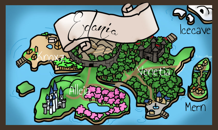 Map of Edania by Sandrafantasy on DeviantArt