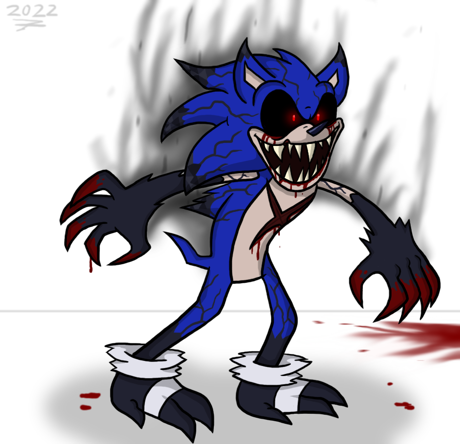 Sonic.exe Sketch, 2017 Digital Art~!