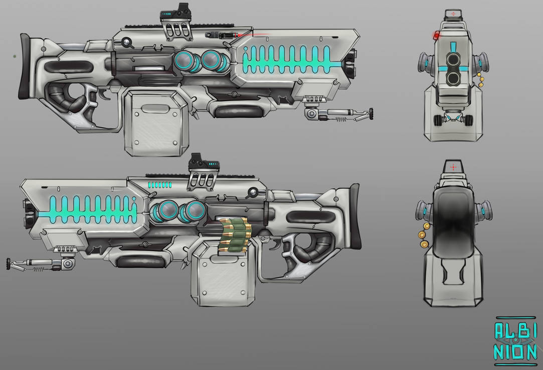 Heavy gun reference art by Albinion on DeviantArt
