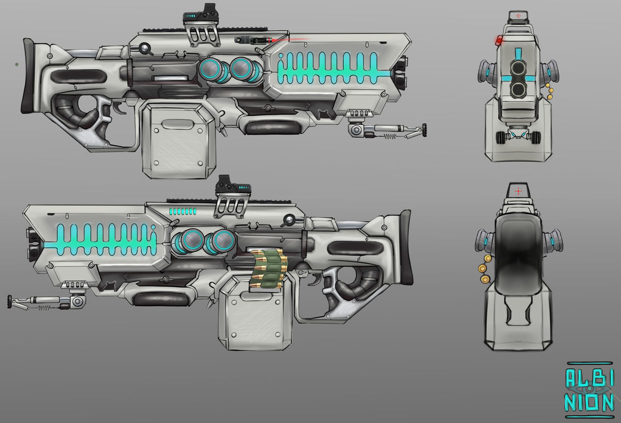 Heavy gun reference art by Albinion on DeviantArt