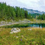 Triglav mountain lake