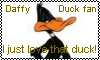 Daffy Duck fan stamp by queenzelda01