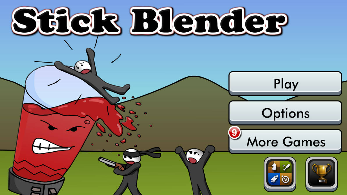 Stick Blender (IOS) Title Screen by 8bitomatic on DeviantArt