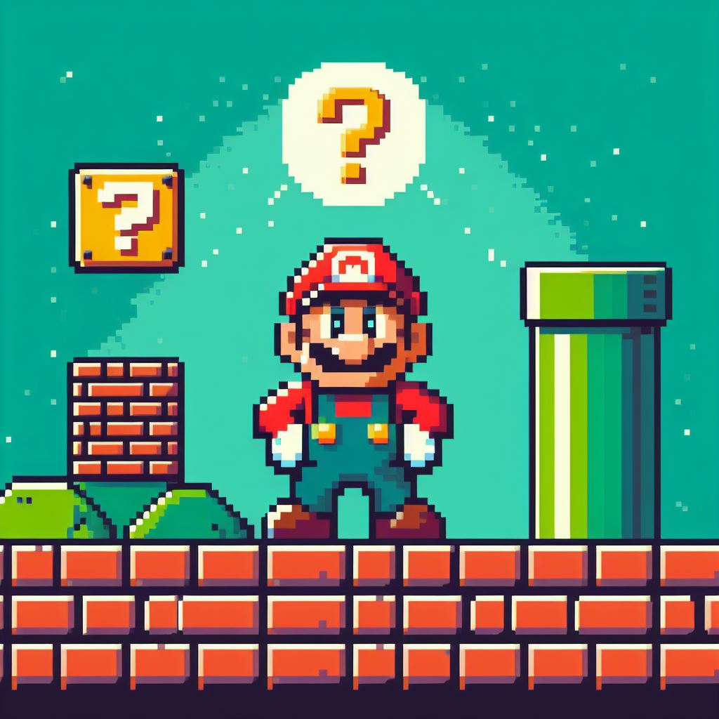 Super Mario Pixel Image 3 by 8bitomatic on DeviantArt