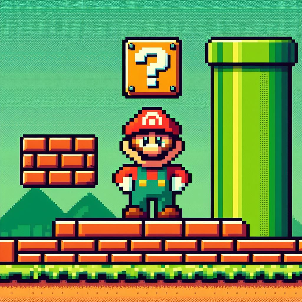 Mario Rig Pixel Super Mario Pixel Image 4 by 8bitomatic on DeviantArt