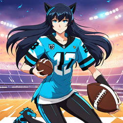 Blake Belladonna (RWBY) Carolina Panthers Dreamup