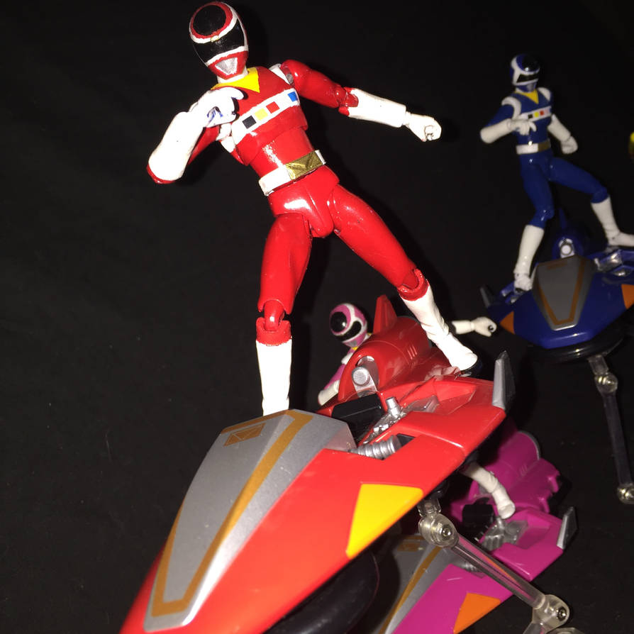 Power rangers in space figuarts Galaxy gliders by Raded-Raikage on ...
