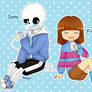 Art Trade: Sans and Frisk