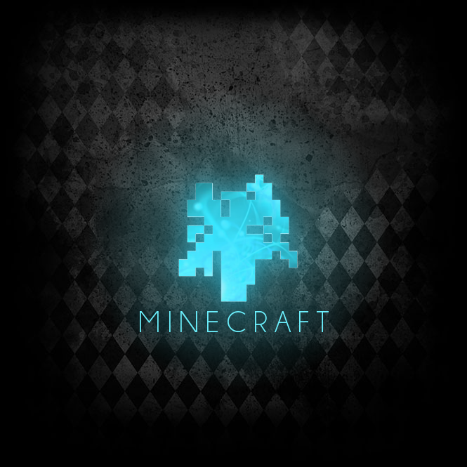My Glowing Minecraft Logo by PyxlGraphics on DeviantArt