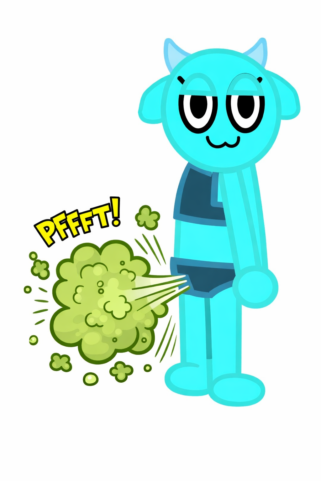Regular Show Fart Racoon craygoat in cartoon fart by davey150 on DeviantArt