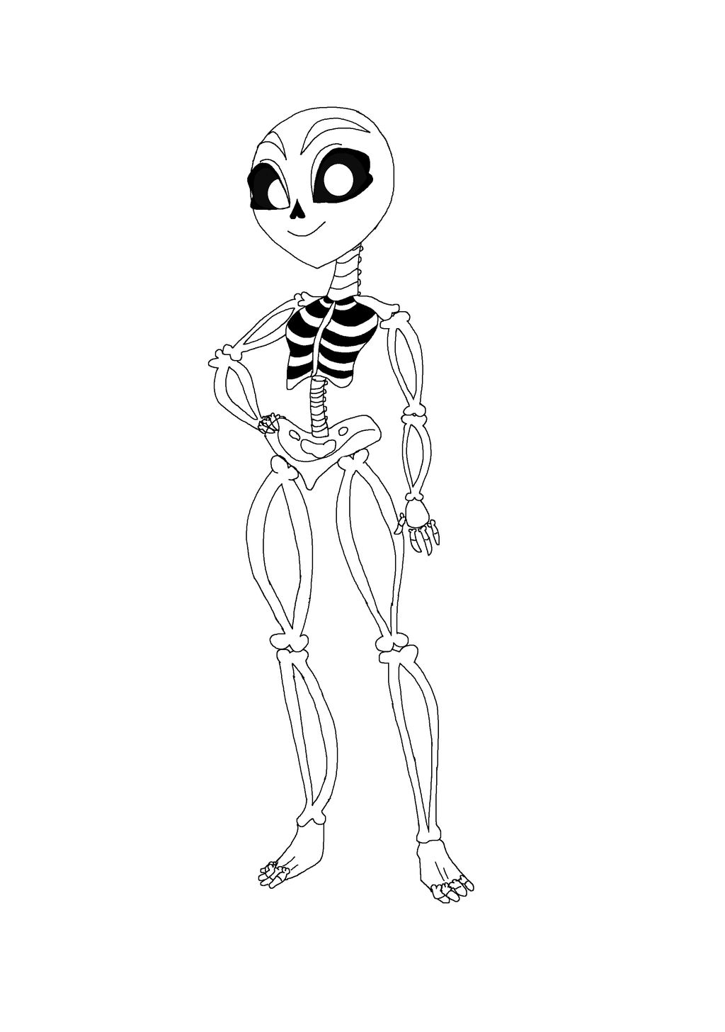 Skeleton Base Character TBOL - Skeleton base by Starfire-vega1 on DeviantArt