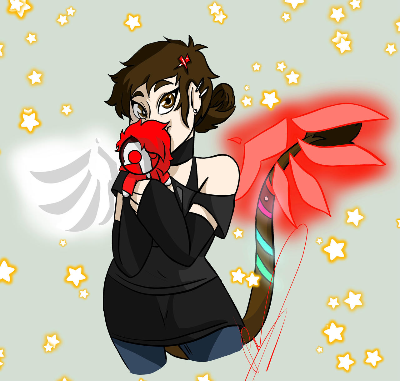 Nsroc NSROC - Holding doll by Starfire-vega1 on DeviantArt