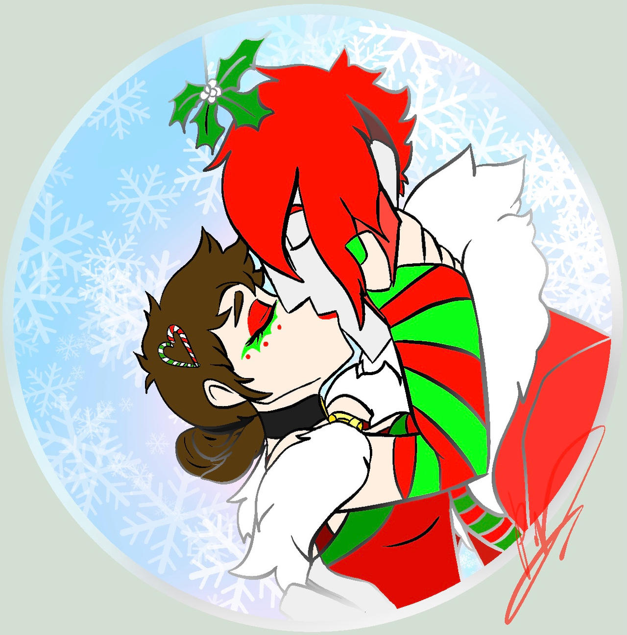 Nsroc NSROC - Under the Mistletoe by Starfire-vega1 on DeviantArt