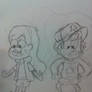 Mabel and Dipper WIP