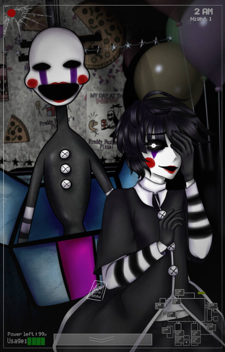 The Puppet (Boy), My FNAF 1, 2, 3, and 4 anime/manga online fan-art  things!