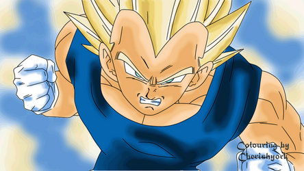 Vegeta Colour Competition Entry by Memenda-Seven