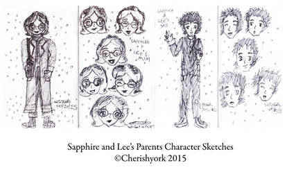 Sapphire  Lee's Parents Character Sketches