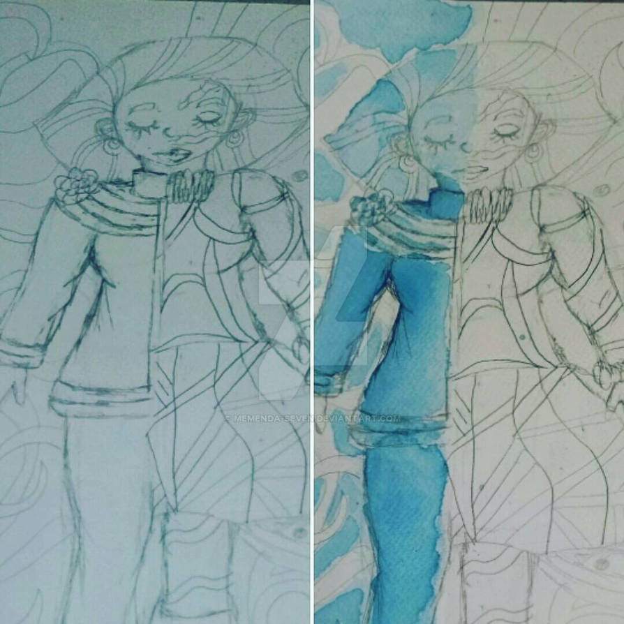 Stacey Process Drawing by Memenda-Seven on DeviantArt