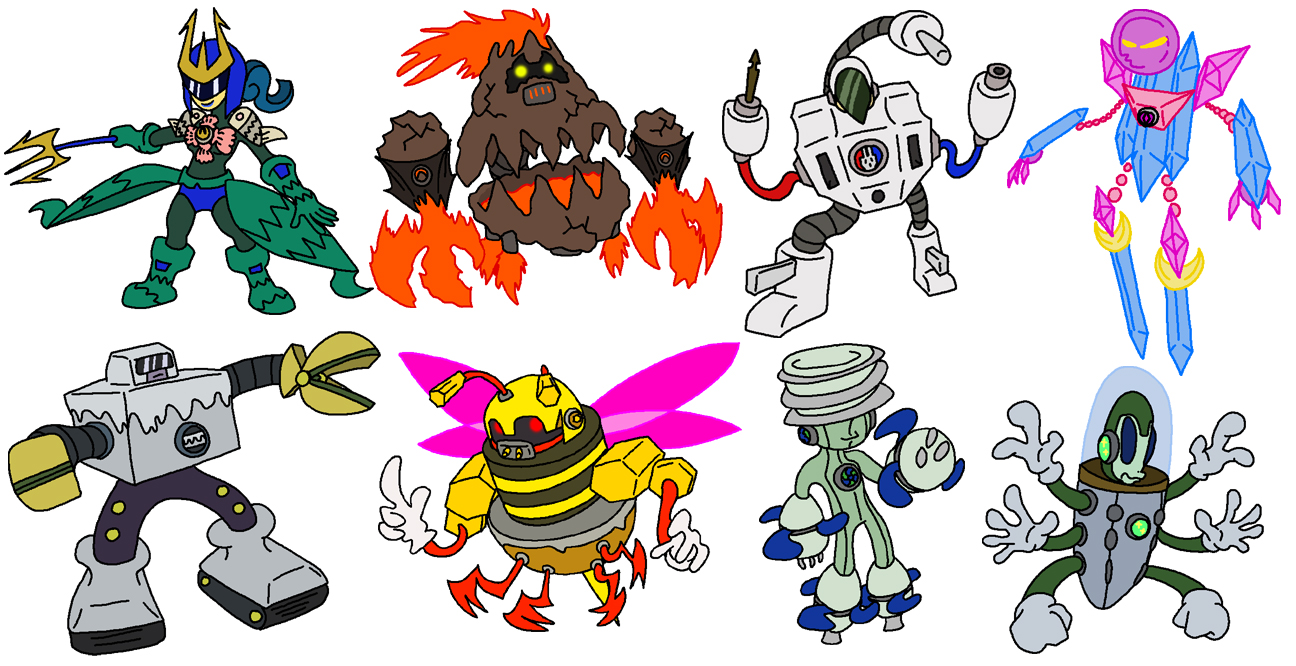 Mega Man Battle Network  Forms and NetNavis by VGCartography on DeviantArt