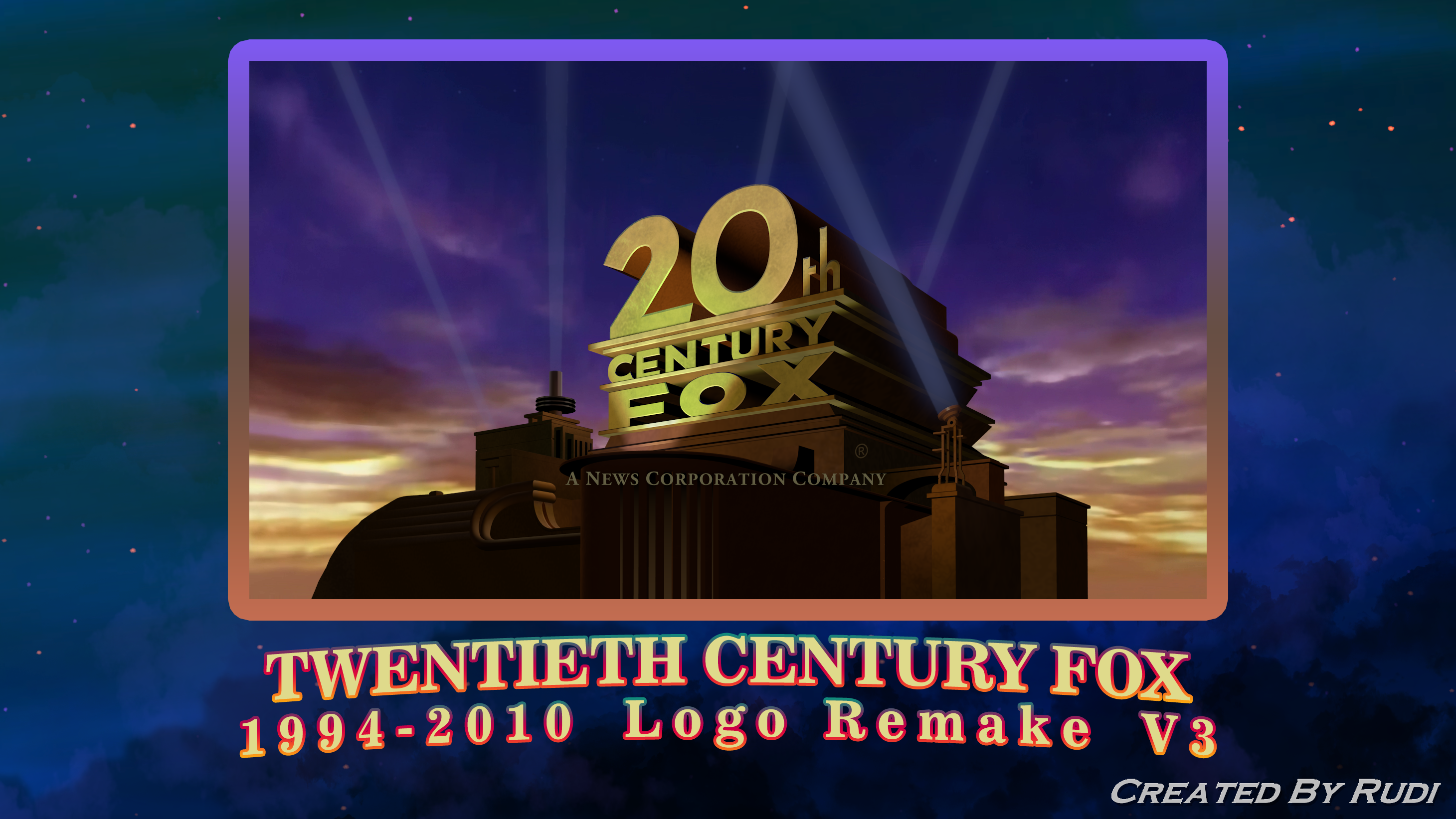 20th Century Fox logo by Krisz395 Remake by xXNeoJadenXx on DeviantArt