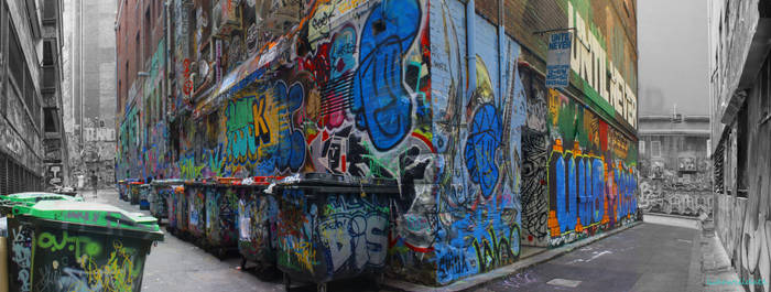 Hosier Lane Panorama