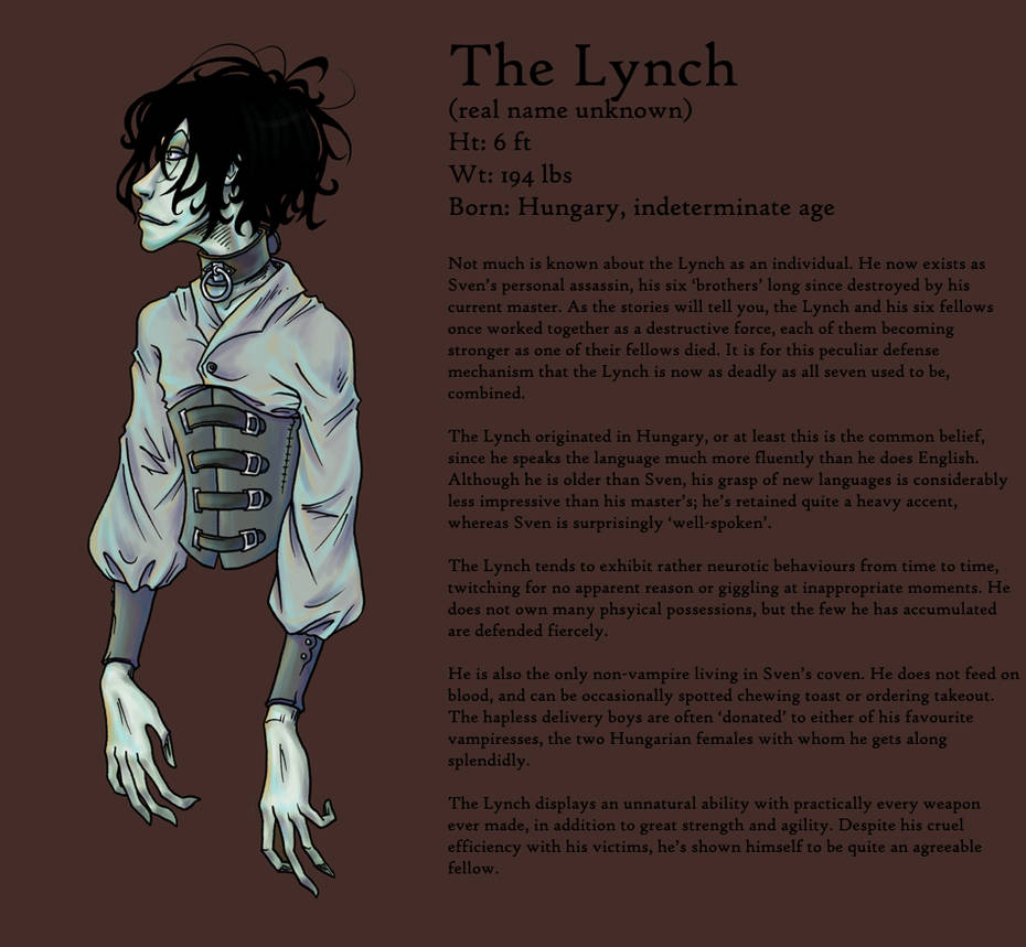 The Lynch: concept page by ed-weird on DeviantArt