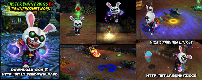 Ziggs Easter Bunny - League Of Legends