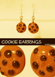 cookie earrings