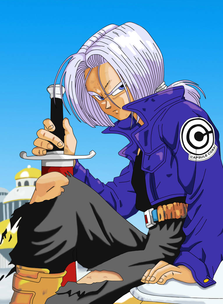Trunks del futuro Dragon Ball z by ladypan3 on DeviantArt