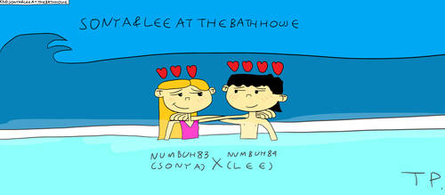 KND Fanart.390.Sonya n Lee At The Bathhouse.  by TrentPage