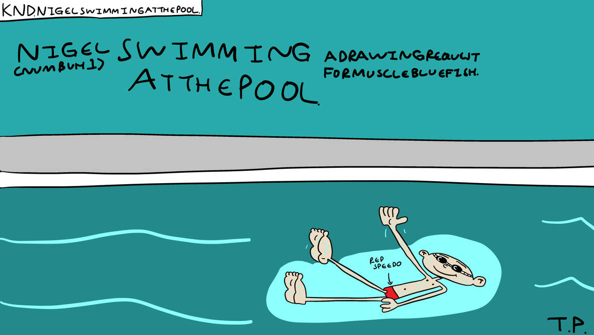 Nigel Rees Pool KND Fanart.672.Nigel Swimming At The Pool. by TrentPage on DeviantArt