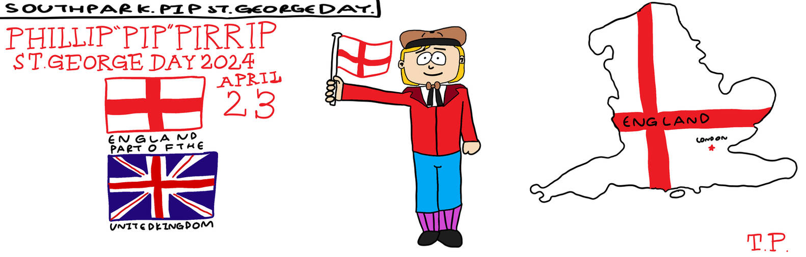 Pip George Smiling South Park Fanart.114.Pip St.George Day. by TrentPage on DeviantArt