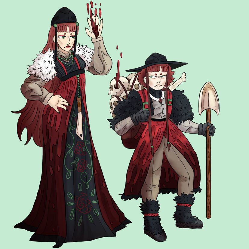 Two Necromancers from Jee Hached