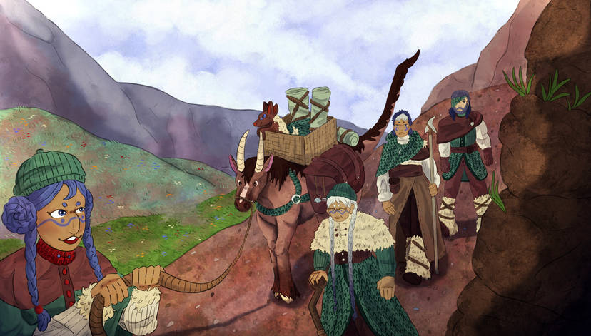 A family partaking in Summer Travels