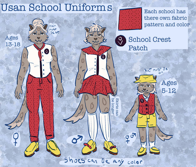Uniform for schools in Usan