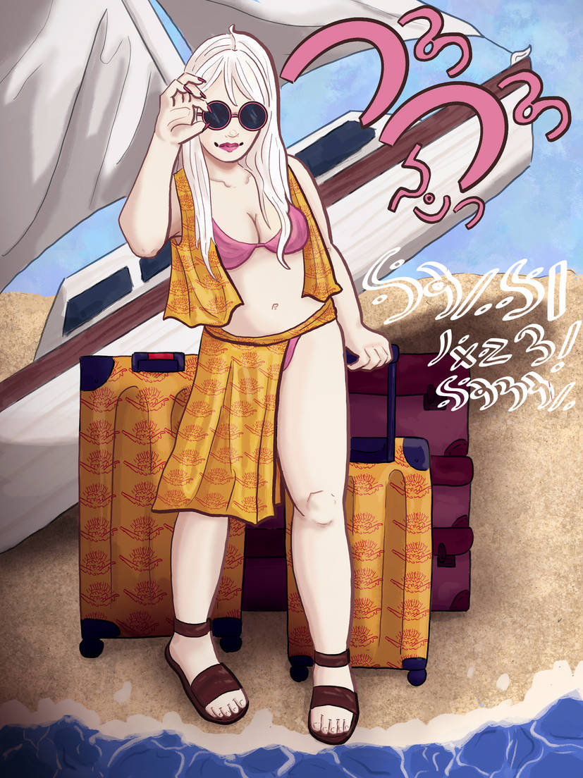 A Bobo Vix Suitcase Advertisement
