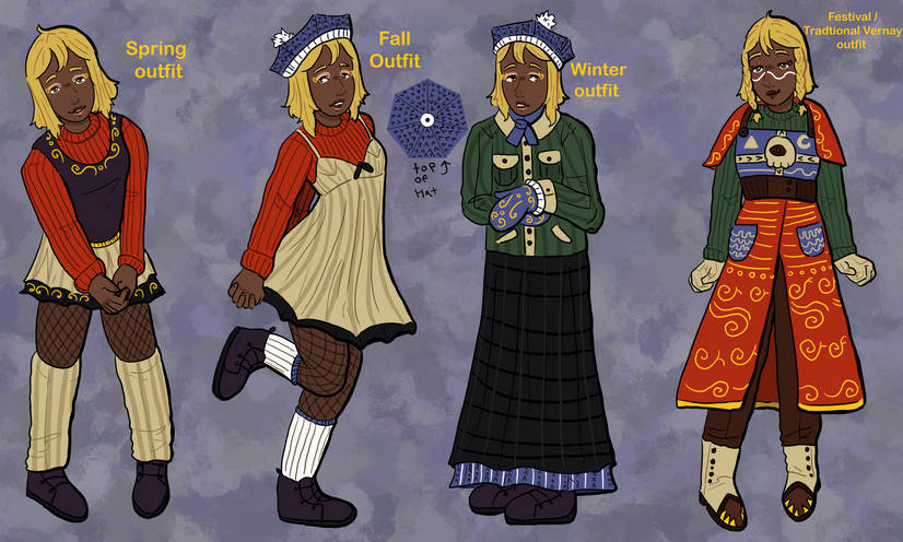 Sample of modern Vernanen clothes