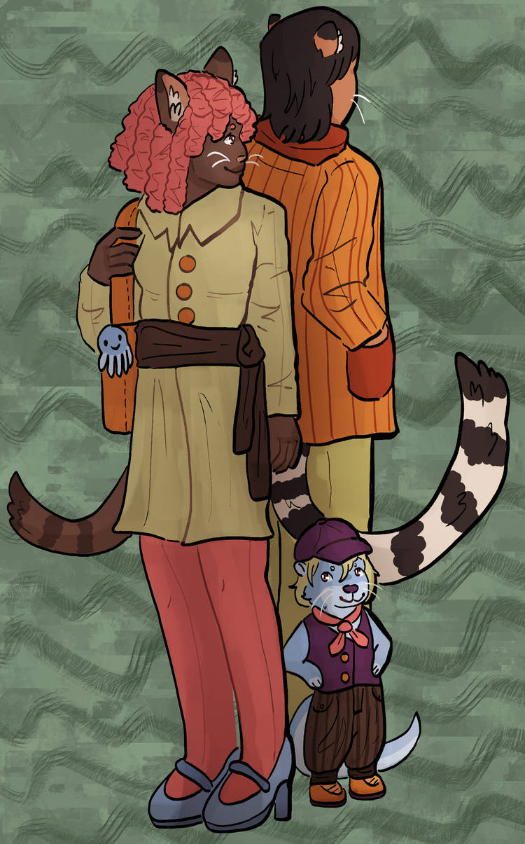 A earth Thera, Fire Thera, And humblin who all are Office workers in SanHand